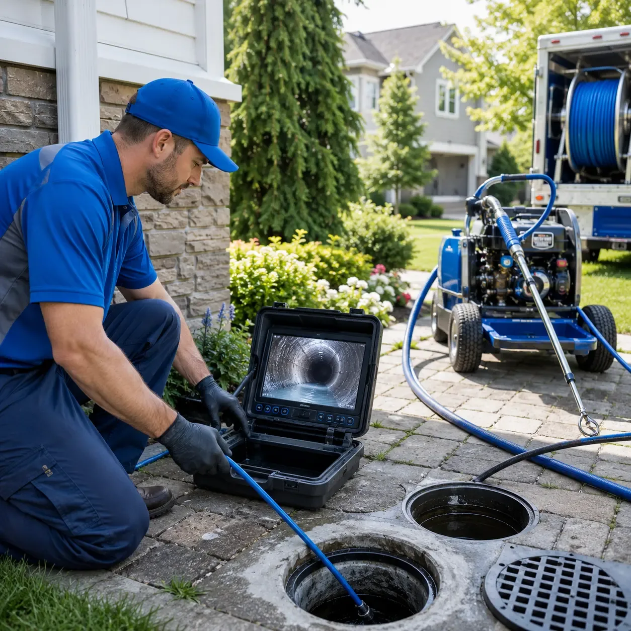 Outdoor drain cleaning professionals serving Central City, PA